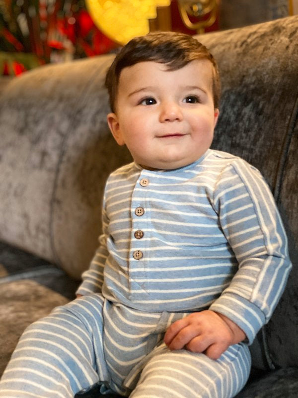 Baby Boy Clothing Paris Pink & Cowboy Blue Baby Boutique