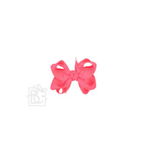 Beyond Creations, LLC - MULTI-LOOP GROSGRAIN BOW ON CLIP-Paris Pink & Cowboy Blue Baby Boutique