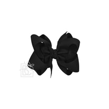 Beyond Creations, LLC - MULTI-LOOP GROSGRAIN BOW ON CLIP-Paris Pink & Cowboy Blue Baby Boutique