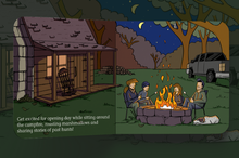 Deer Camp Children's Book-Paris Pink & Cowboy Blue Baby Boutique