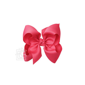 SIGNATURE GROSGRAIN BOW ON CLIP-Paris Pink & Cowboy Blue Baby Boutique