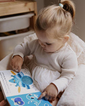 Ditty Bird - Ditty Bird First Sensory Book -Montessori- Touch the colors-Book-Paris Pink & Cowboy Blue Baby Boutique