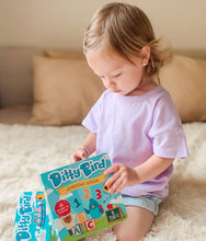 Ditty Bird - Ditty Bird Baby Sound Book: Learning Songs - ABC Baby Book-Book-Paris Pink & Cowboy Blue Baby Boutique