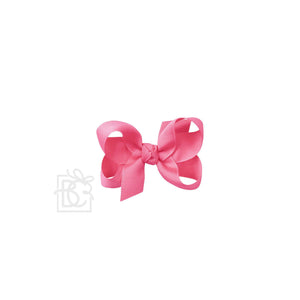 SIGNATURE GROSGRAIN BOW ON CLIP-Paris Pink & Cowboy Blue Baby Boutique