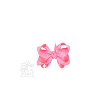 Beyond Creations, LLC - MULTI-LOOP GROSGRAIN BOW ON CLIP-Paris Pink & Cowboy Blue Baby Boutique