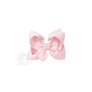 SIGNATURE GROSGRAIN BOW ON CLIP-Paris Pink & Cowboy Blue Baby Boutique