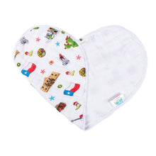 2-in-1 Burp Cloth and Bib: Texas Baby (Unisex)-Paris Pink & Cowboy Blue Baby Boutique