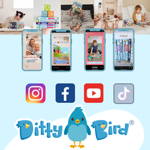 Ditty Bird - Ditty Bird Sound Book : Nursery Rhymes | Mother's Day Gift!-Book-Paris Pink & Cowboy Blue Baby Boutique