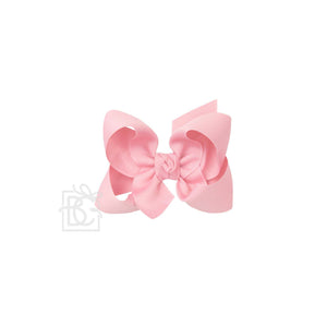 SIGNATURE GROSGRAIN BOW ON CLIP-Paris Pink & Cowboy Blue Baby Boutique