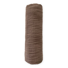 SwaddleDesigns - Fawn Muslin Swaddle Blanket, Premium Cotton-Paris Pink & Cowboy Blue Baby Boutique