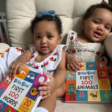 Ditty Bird - Ditty Bird Baby Book - Best toys - First 100 Animals-Book-Paris Pink & Cowboy Blue Baby Boutique