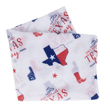 Texas Boy Swaddle Blanket-Paris Pink & Cowboy Blue Baby Boutique