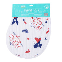 Texas Boy 2-in-1 Burp Cloth and Bib-Paris Pink & Cowboy Blue Baby Boutique