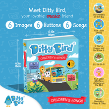Ditty Bird - Ditty Bird Sound Book: Children´s Songs- BESTSELLER - EASTER-Book-Paris Pink & Cowboy Blue Baby Boutique