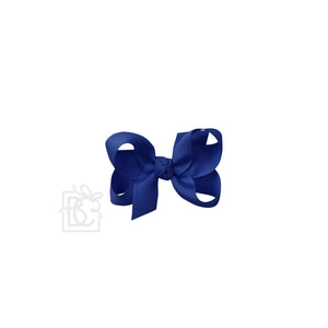 SIGNATURE GROSGRAIN BOW ON CLIP-Paris Pink & Cowboy Blue Baby Boutique