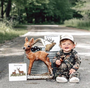 Deer Camp Children's Book-Paris Pink & Cowboy Blue Baby Boutique