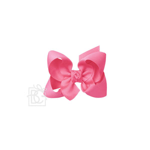 SIGNATURE GROSGRAIN BOW ON CLIP-Paris Pink & Cowboy Blue Baby Boutique