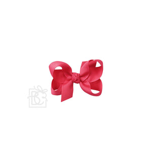 SIGNATURE GROSGRAIN BOW ON CLIP-Paris Pink & Cowboy Blue Baby Boutique