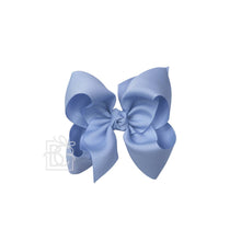 SIGNATURE GROSGRAIN BOW ON CLIP-Paris Pink & Cowboy Blue Baby Boutique