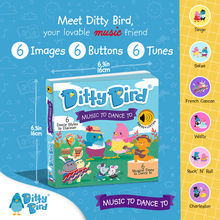 Ditty Bird - Ditty Bird Baby Book Kids dance songs: Music To Dance To-Book-Paris Pink & Cowboy Blue Baby Boutique