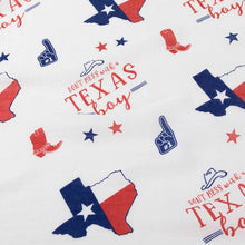 Texas Boy Swaddle Blanket-Paris Pink & Cowboy Blue Baby Boutique