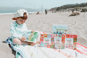 Ditty Bird - Ditty Bird Baby Sound Vocabulary Book: First 100 Places-Book-Paris Pink & Cowboy Blue Baby Boutique