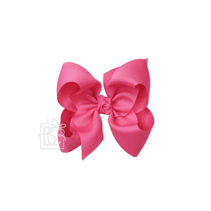 SIGNATURE GROSGRAIN BOW ON CLIP-Paris Pink & Cowboy Blue Baby Boutique