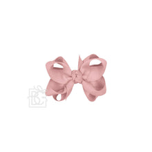 Beyond Creations, LLC - MULTI-LOOP GROSGRAIN BOW ON CLIP-Paris Pink & Cowboy Blue Baby Boutique